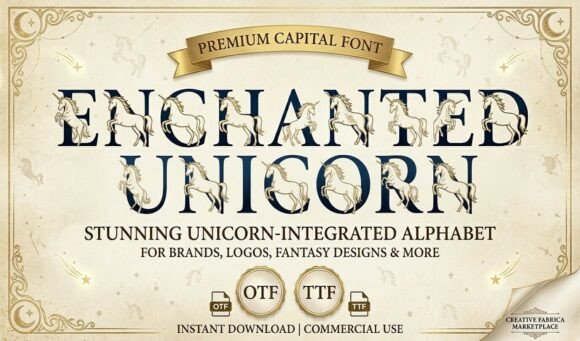 Enchanted Unicorn Font for Elegant Web Design