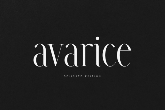 Enhance Your Brand with Avarice Delicate Font