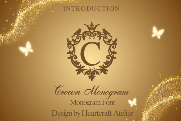 Enhance Your Brand with Crown Monogram Font