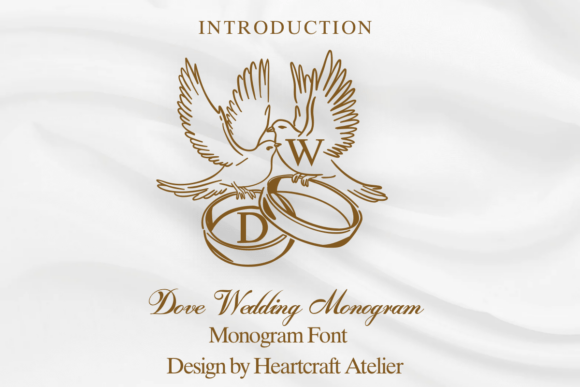 Enhance Your Brand with Dove Wedding Monogram Font