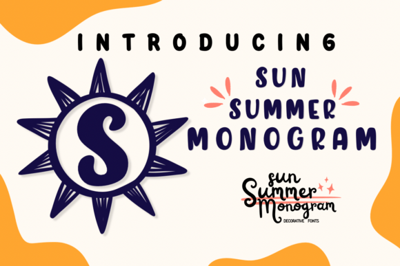 Enhance Your Campaigns with Sun Summer Monogram Font