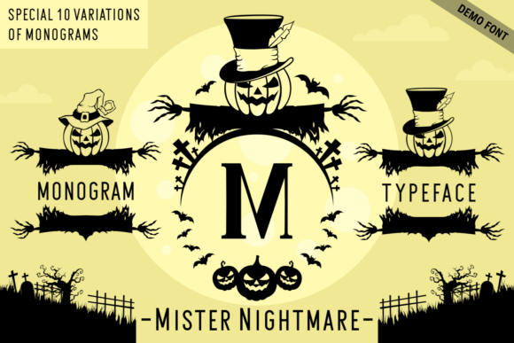 Mister Nightmare Demo Font for Seasonal Branding