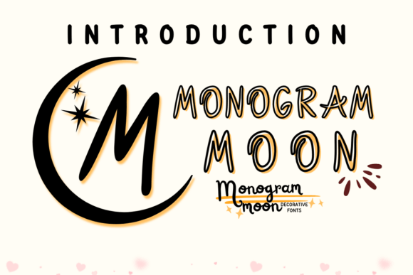 Monogram Moon: A Versatile Decorative Font