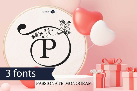 Passionate Monogram: A Font for Elegant Branding