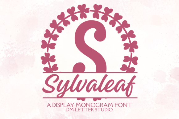 Sylvaleaf Split Monogram: A Decorative Font for Elegant Branding
