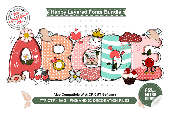 Valentine s Lovely Heart Bundle Font for Web Design
