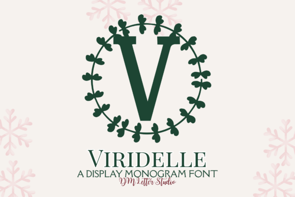 Viridelle Monogram: A Premium Font for Elegant Branding